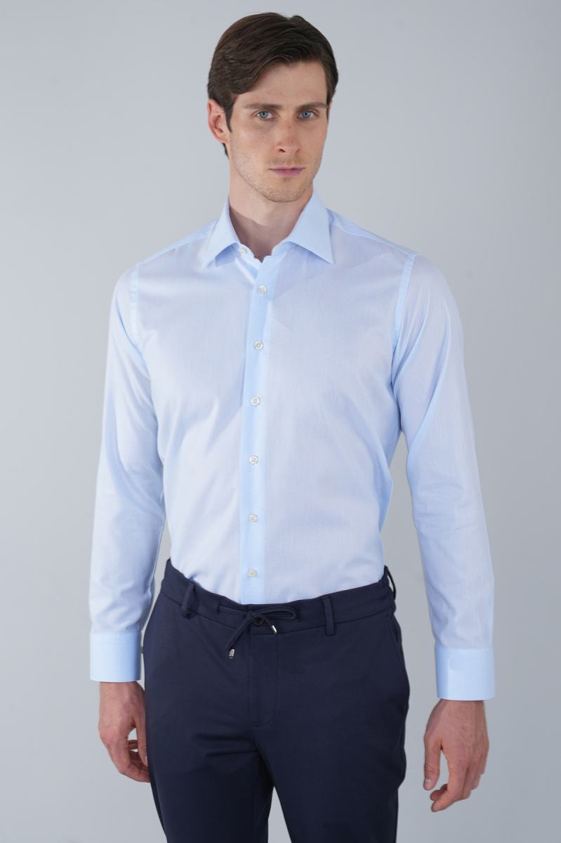 U.KOL PALBDK GÖMLEK Mavi - 1