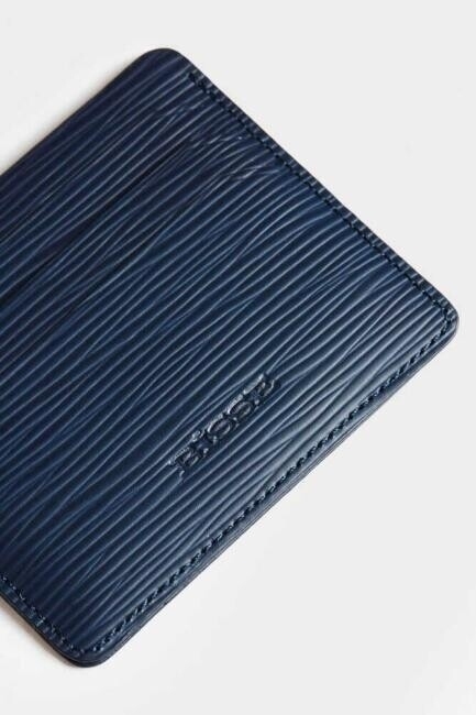 Lacivert Lazer Desenli Deri Erkek Kartvizit (1)