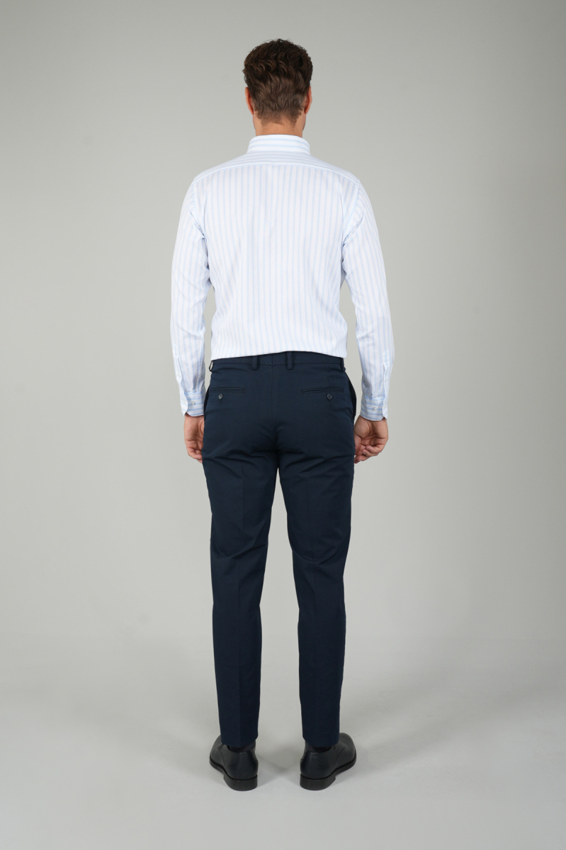 Lacivert Pamuk 4 Cepli Pilesiz Erkek Pantolon (1)