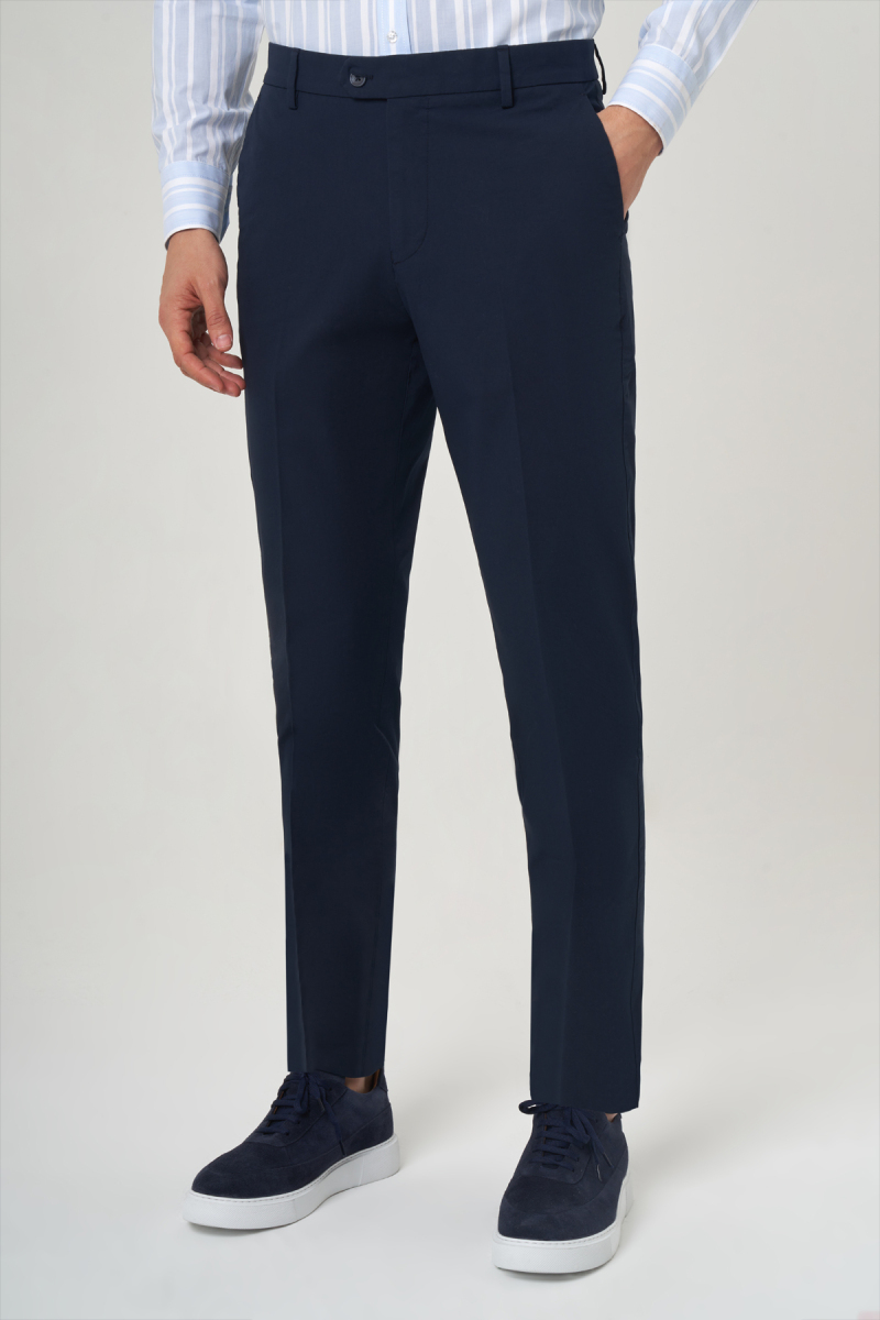 Lacivert Pamuk 4 Cepli Spor Erkek Pantolon