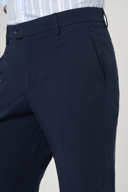 Lacivert Pamuk 4 Cepli Spor Erkek Pantolon - 3