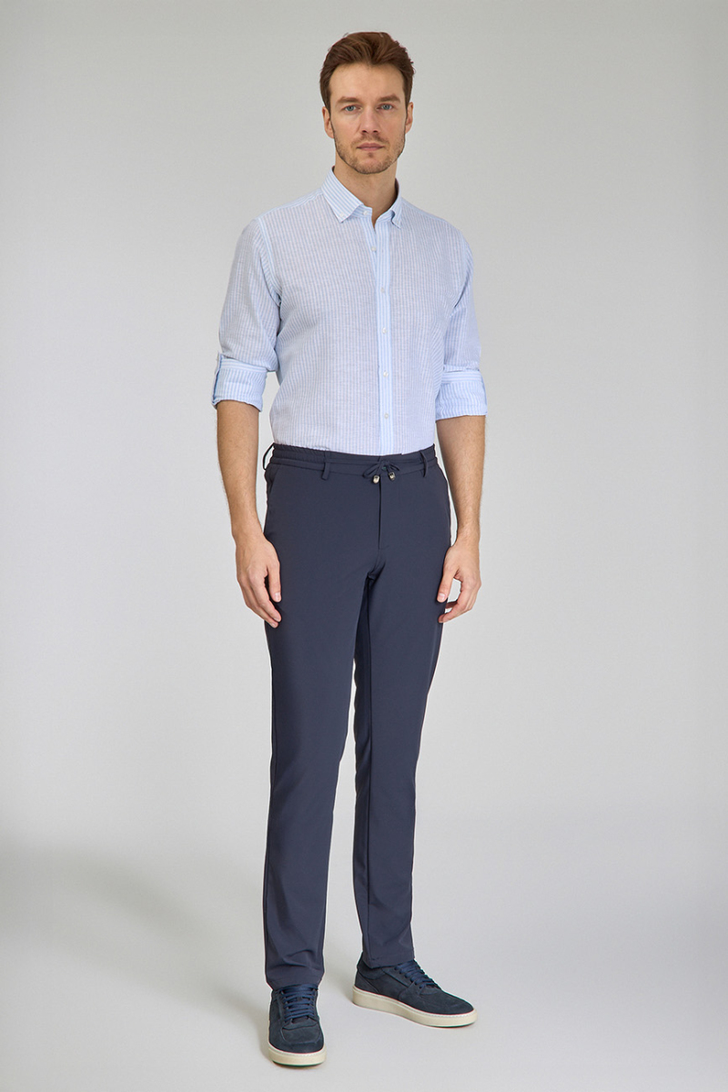 Jogger Cepli Lacivert Spor Erkek Pantolon - 2