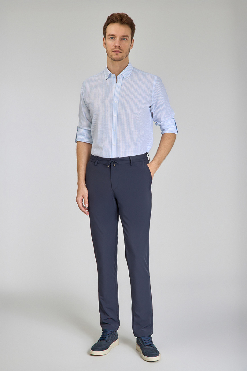 Jogger Cepli Lacivert Spor Erkek Pantolon - 3