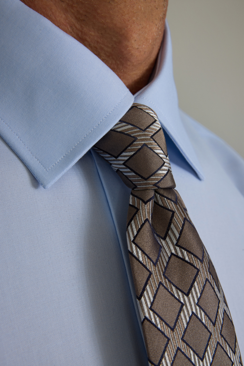 Mavi Regular Fit Pamuk Klasik Yaka Cepsiz Erkek Gömlek   - 4