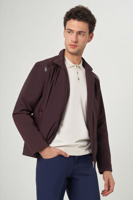 Bordo Erkek Mont - 3