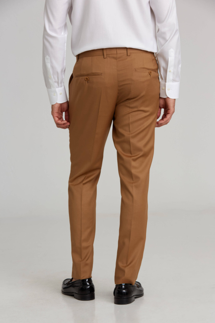 Oranj Yün Dokuma Klasik Erkek Pantolon (1)