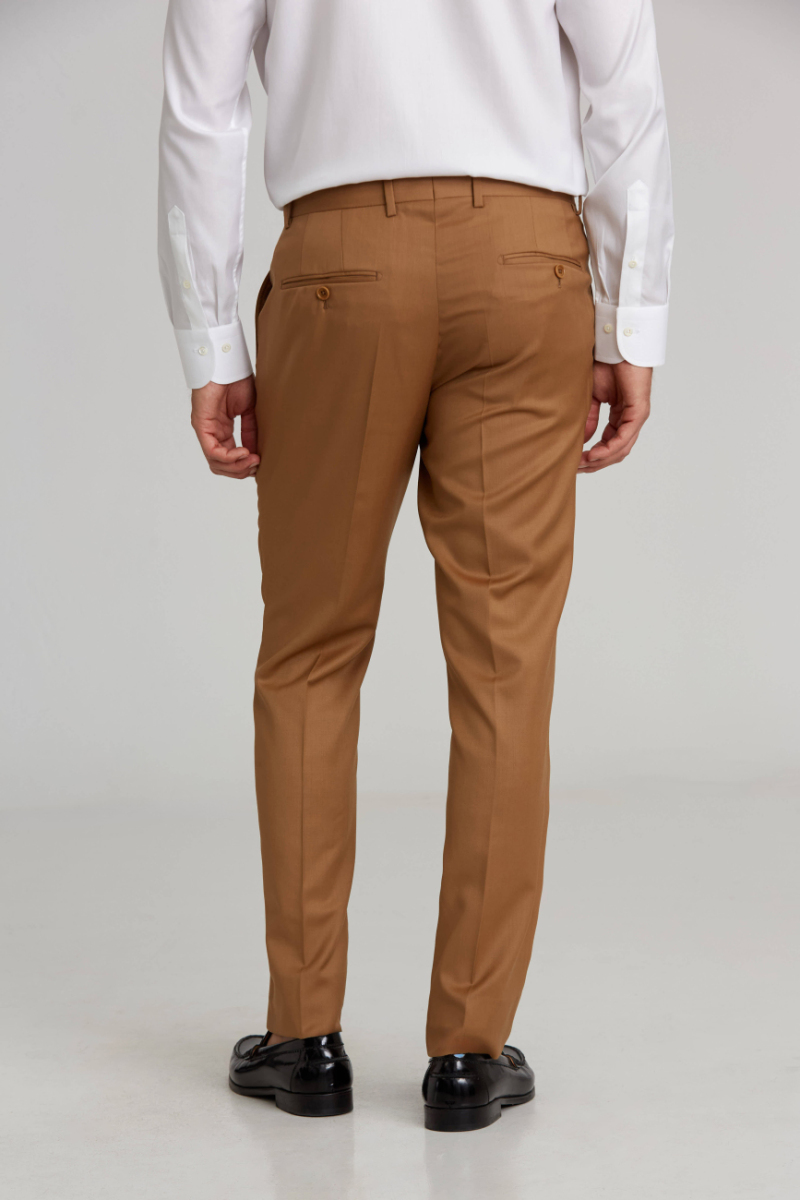 Oranj Yün Dokuma Klasik Erkek Pantolon (1)