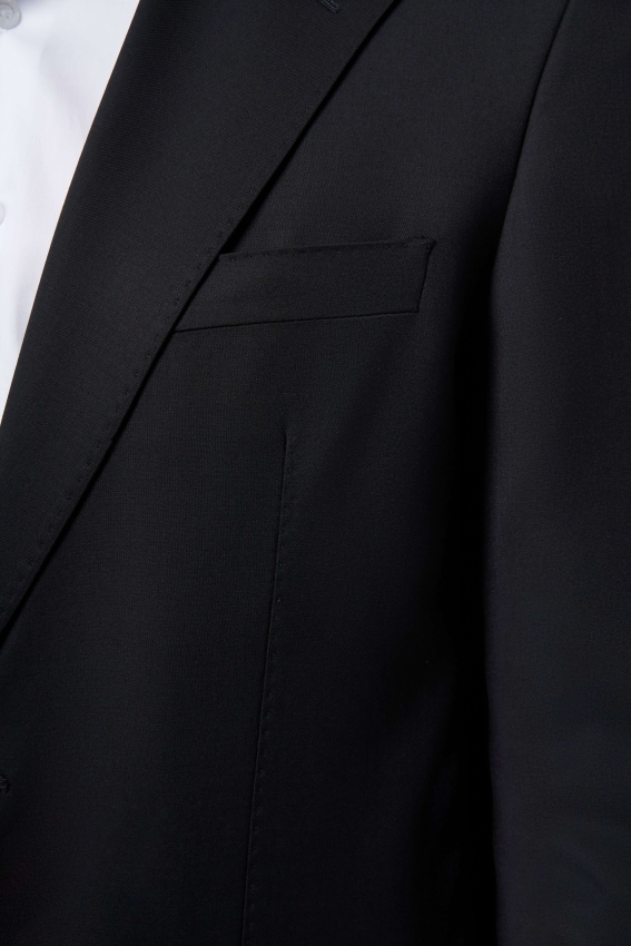 Mono Yaka Siyah Blazer Erkek Ceket - 3
