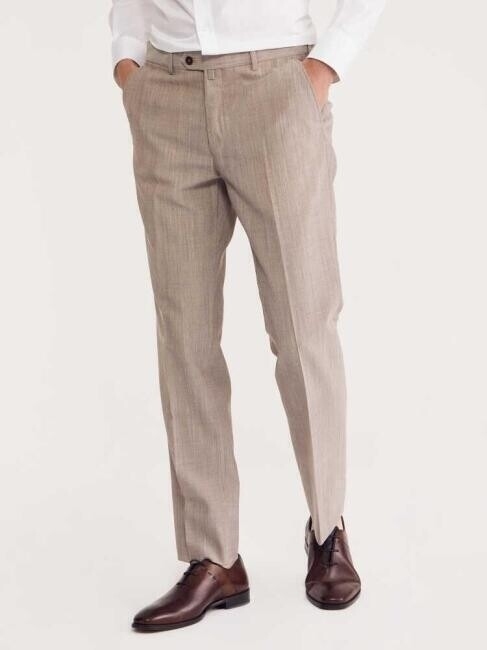 Platinium Bej Klasik Erkek Pantolon - 1