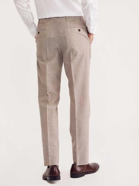 Platinium Bej Klasik Erkek Pantolon - 2