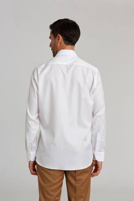 Platinium Regular Fit Beyaz Erkek Gömlek - 2