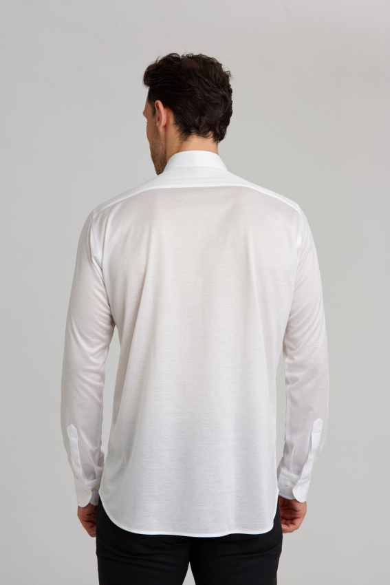Platinium Regular Fit Beyaz Erkek Gömlek - 2