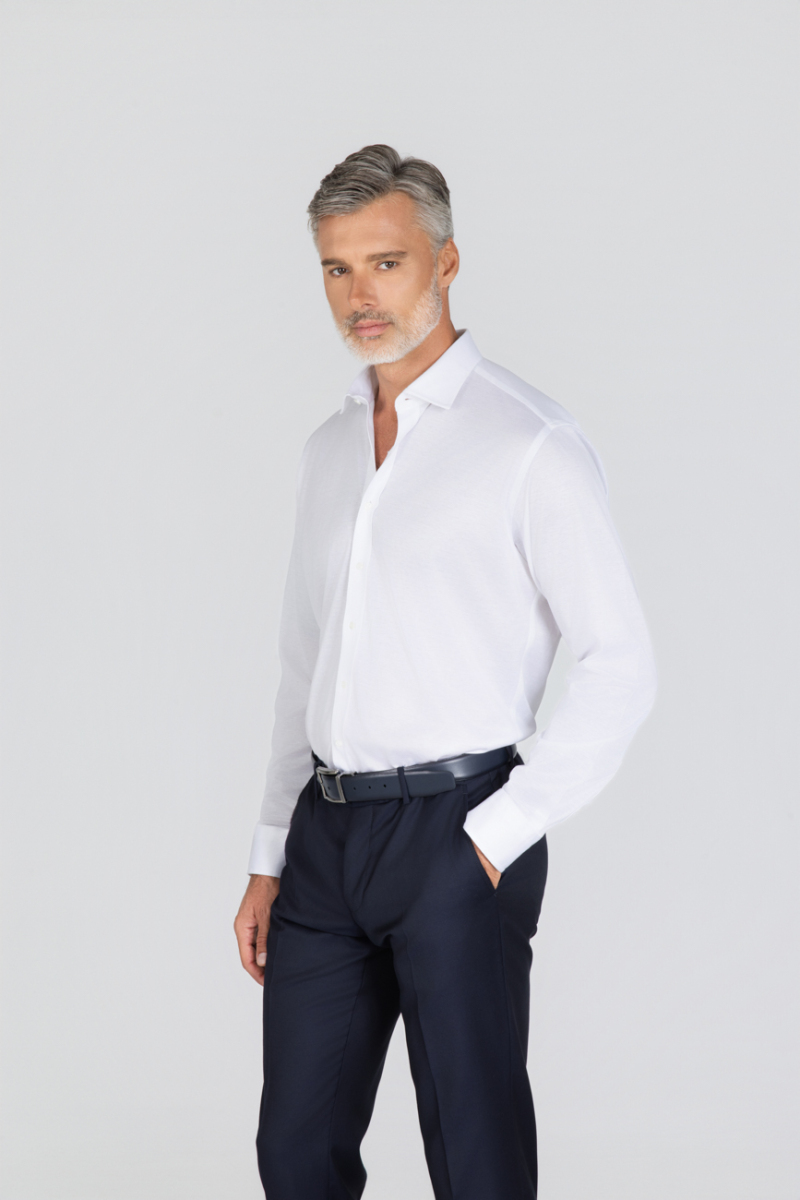 Platinium Regular Fit Beyaz Erkek Gömlek - 3