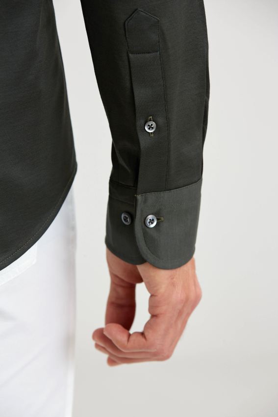 Platinium Regular Fit Lacivert Haki Gömlek - 5