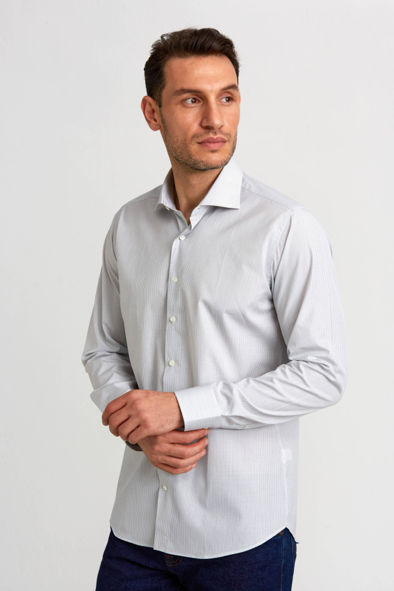 Platinium Regular Fit Siyah Erkek Gömlek - 4