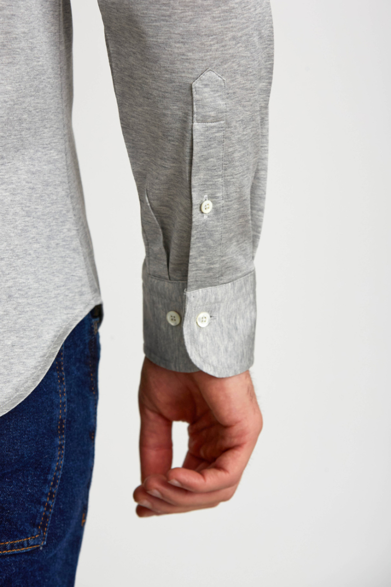 Platinium Regular Fit Gri Gömlek - 3