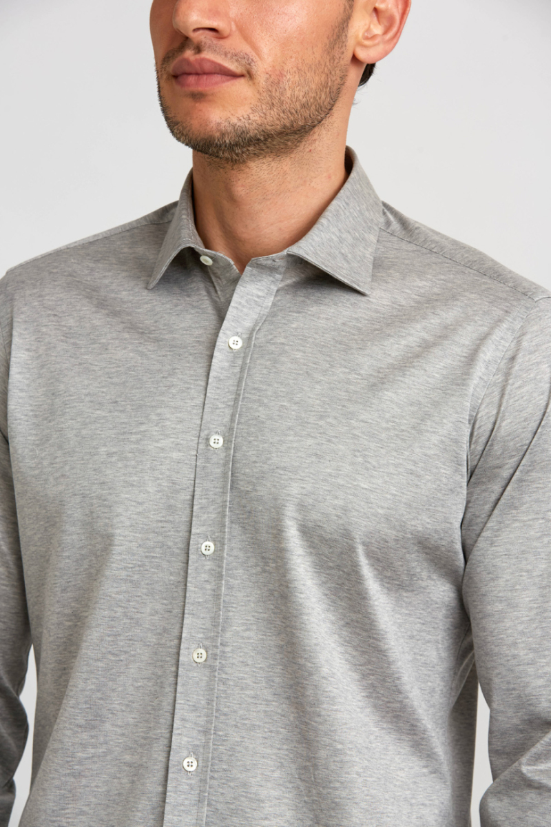 Platinium Regular Fit Gri Gömlek - 4