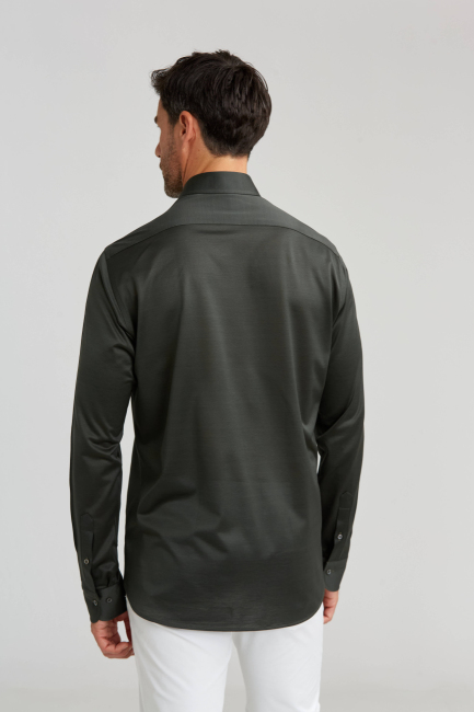 Platinium Regular Fit Haki Gömlek (1)
