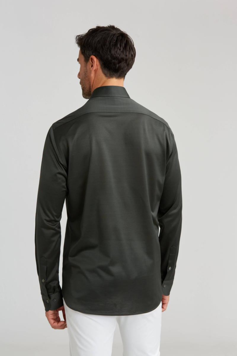 Platinium Regular Fit Haki Gömlek (1)