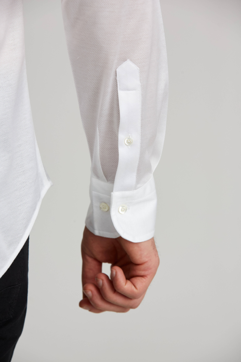 Platinium Regular Fit Lacivert Beyaz Gömlek - 3