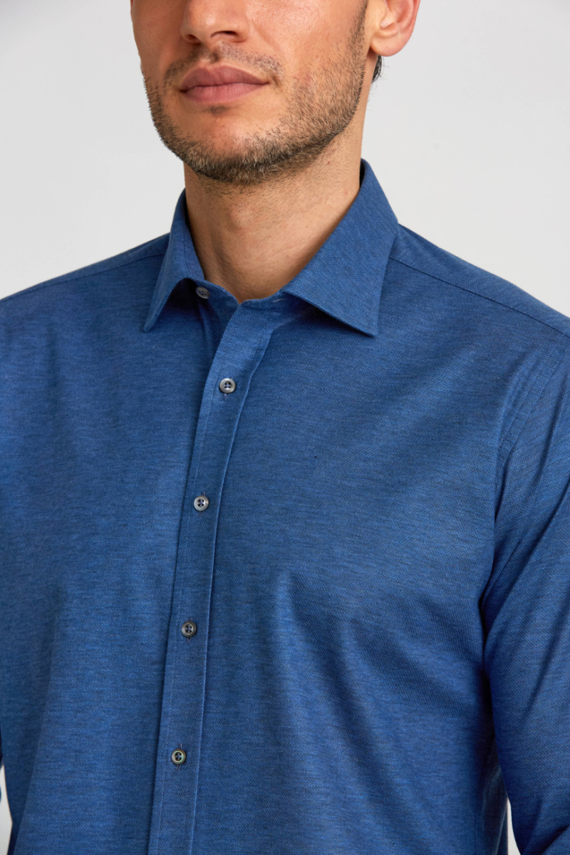 Platinium Regular Fit Lacivert Erkek Gömlek - 5
