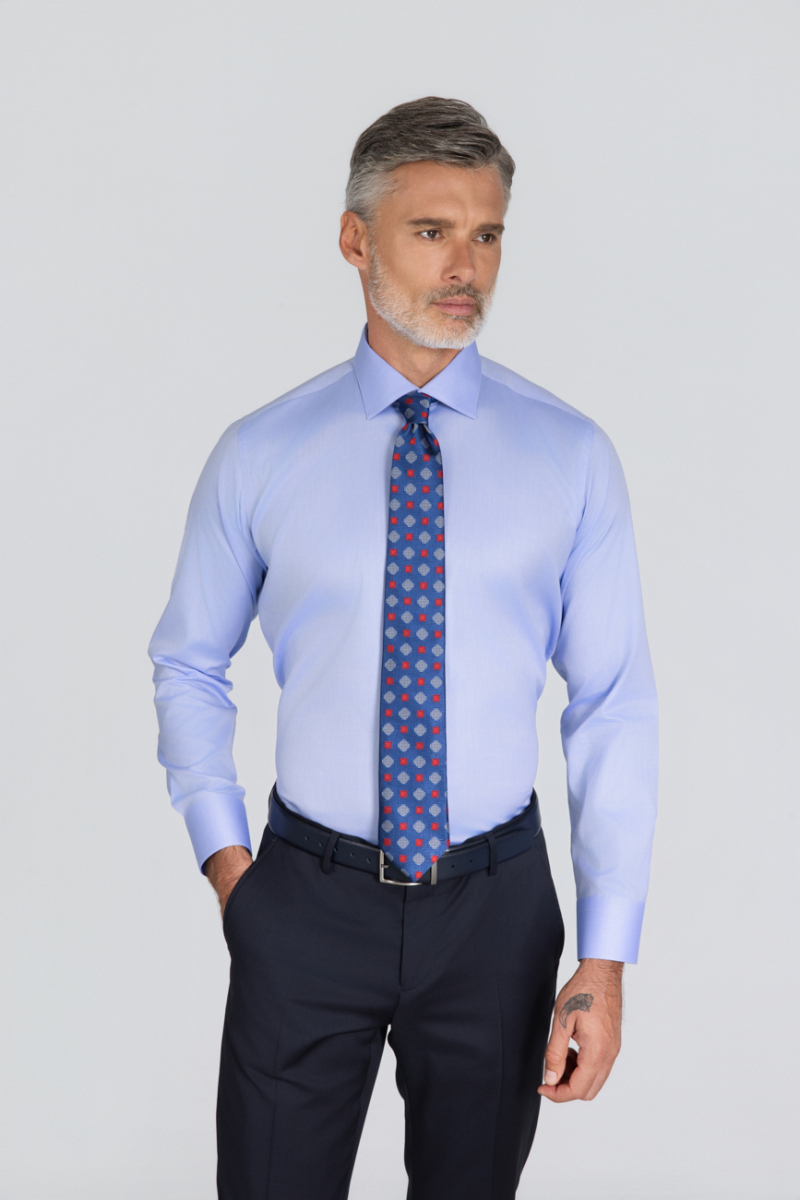 Platinium Regular Fit Mavi Erkek Gömlek