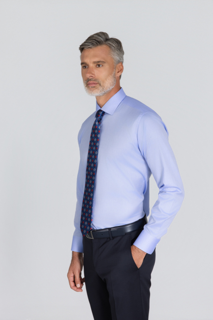 Platinium Regular Fit Mavi Erkek Gömlek - 4