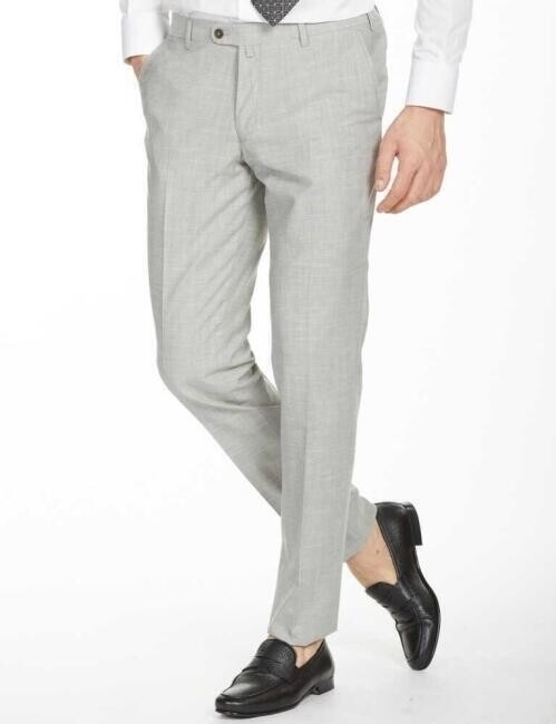 Platinium Taş Erkek Klasik Yün Pantolon