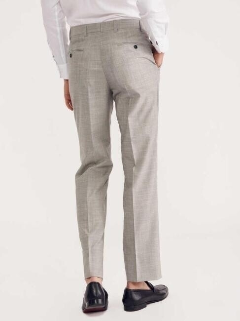 Platinium Taş Erkek Klasik Yün Pantolon (1)