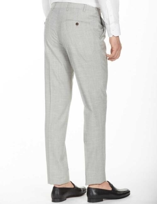 Platinium Taş Erkek Klasik Yün Pantolon - 3