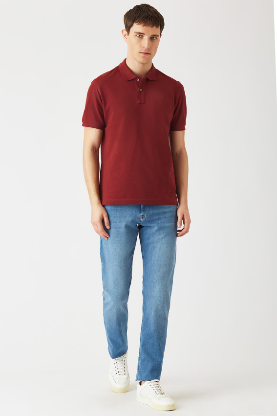 5 Cepli Mavi Jean Erkek Pantolon - 1