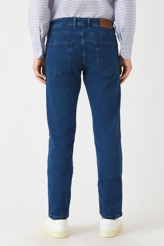 5 Cepli Mavi Jean Erkek Pantolon - 2