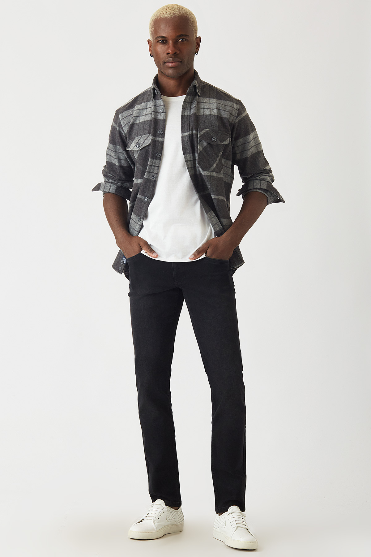 5 Cepli Siyah Jean Erkek Pantolon