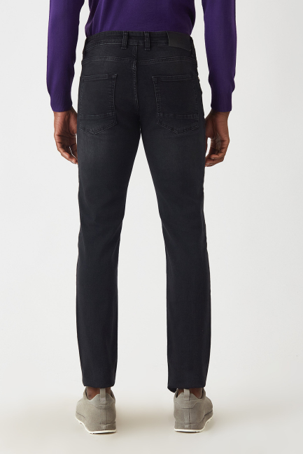5 Cepli Antrasit Jean Erkek Pantolon - 3