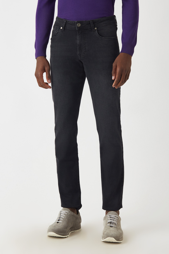 5 Cepli Antrasit Jean Erkek Pantolon - 2