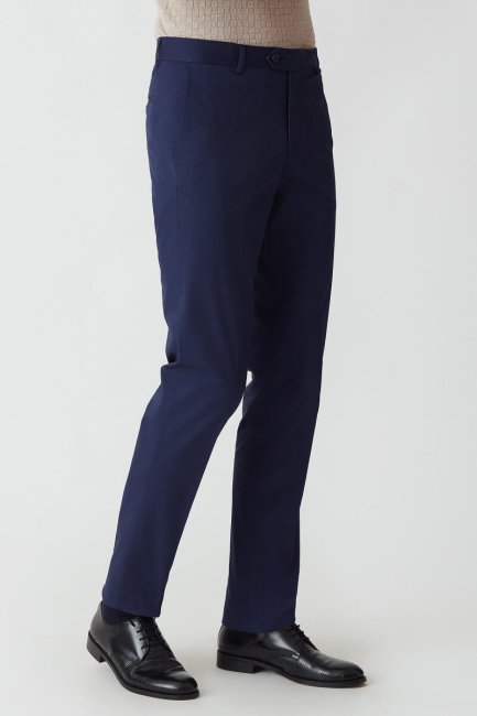 4 Cepli Gabardin Lacivert Spor Erkek Pantolon - Bisse (1)