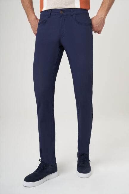 5 Cepli Lacivert Spor Erkek Pantolon - 3