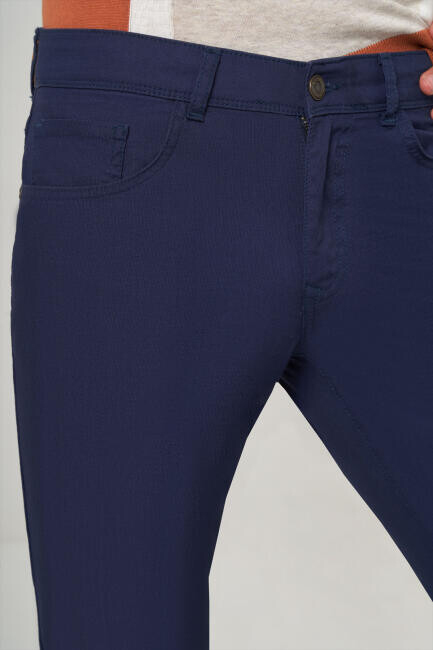 5 Cepli Lacivert Spor Erkek Pantolon - 4