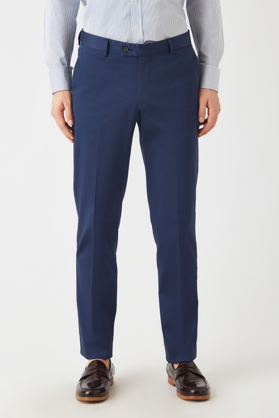 4 Cepli İndigo Saten Spor Erkek Pantolon - 2