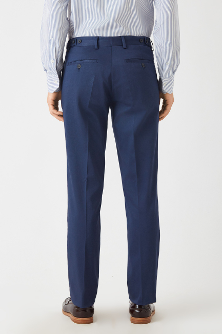 4 Cepli İndigo Saten Spor Erkek Pantolon - 3