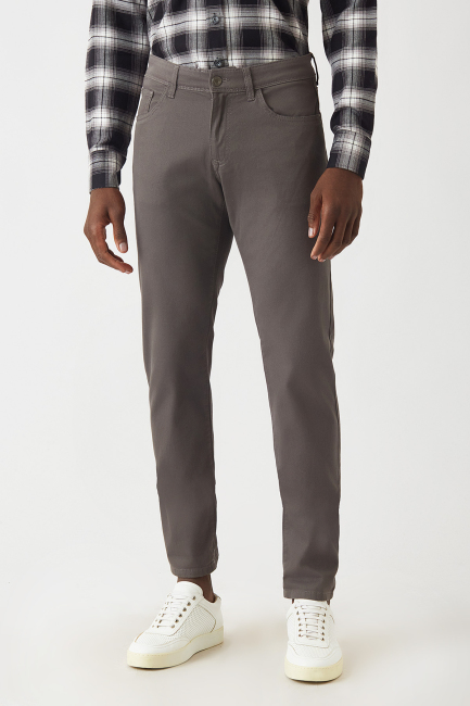 5 Cepli Gri Spor Erkek Pantolon - Bisse (1)