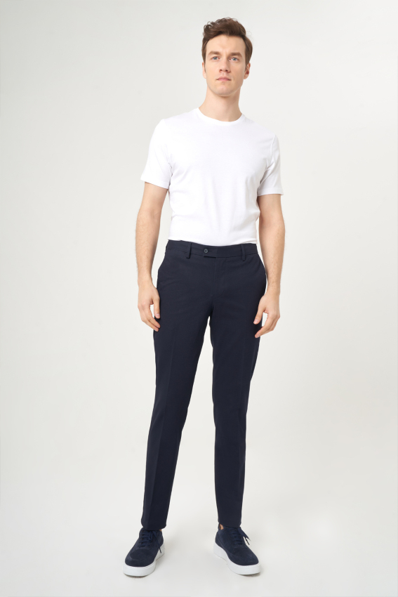 4 Cepli Lacivert Spor Erkek Pantolon - 1