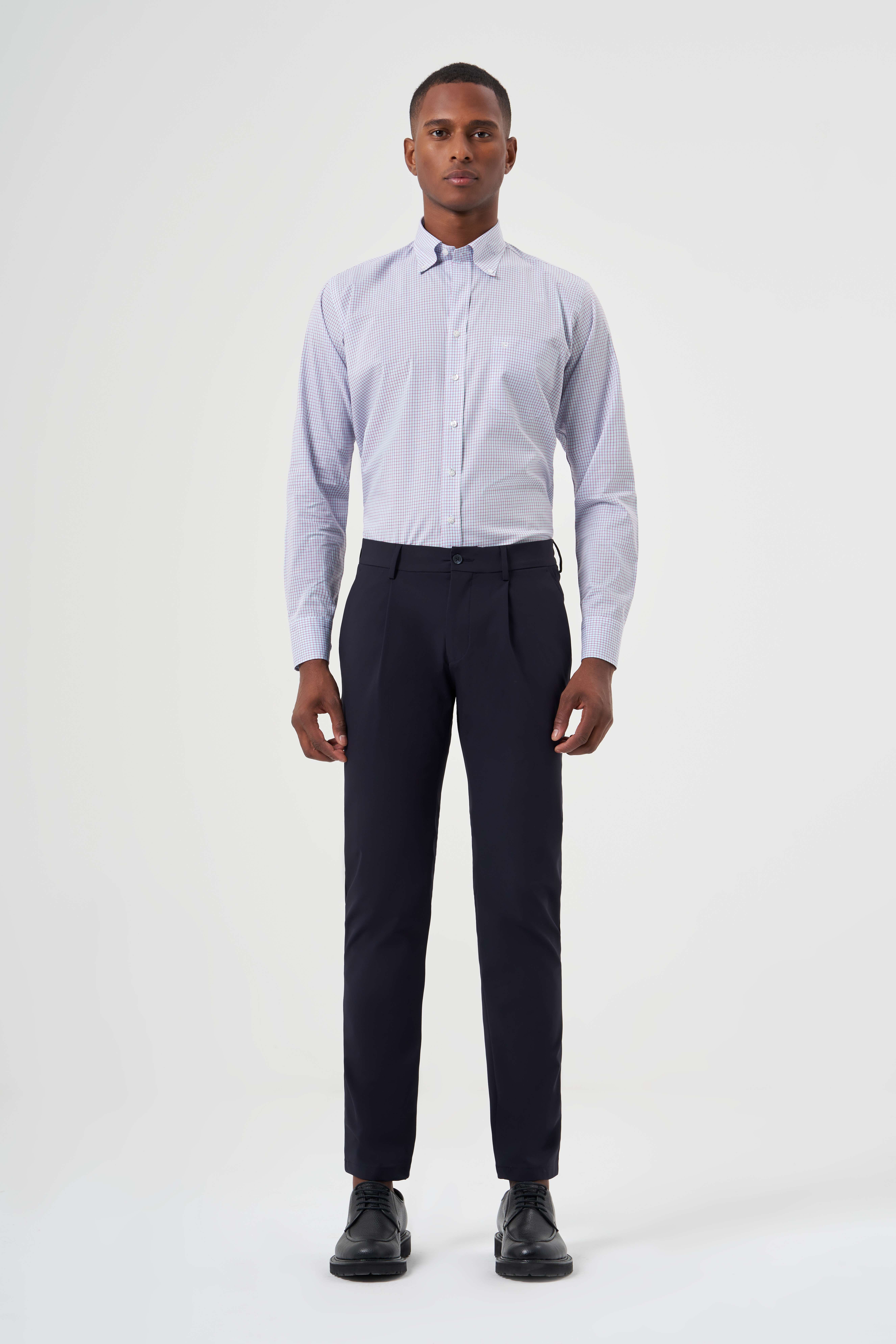 Regular Fit Lacivert Lastikli Spor Erkek Pantolon