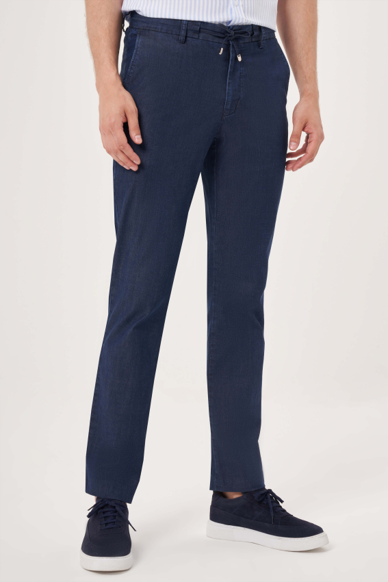 4 Cepli Lacivert Spor Erkek Pantolon - 2