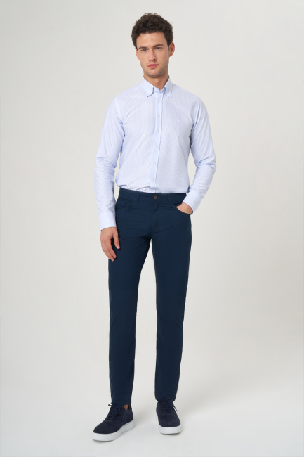 5 Cepli Lacivert Spor Erkek Pantolon - 1