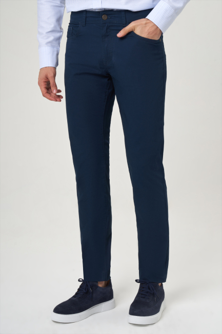 5 Cepli Lacivert Spor Erkek Pantolon - 3