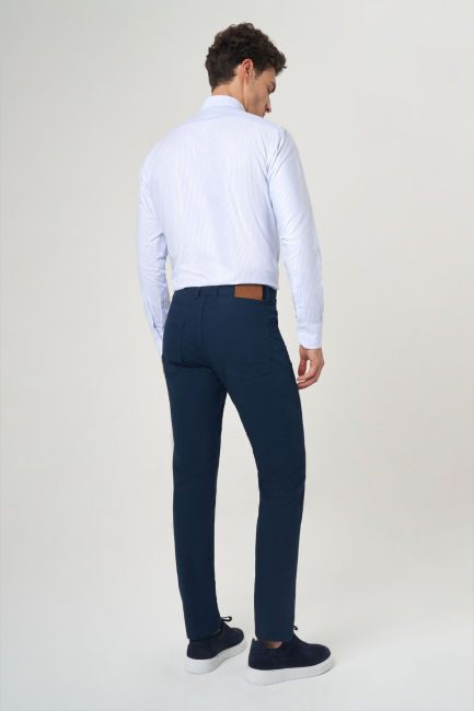 5 Cepli Lacivert Spor Erkek Pantolon - 2