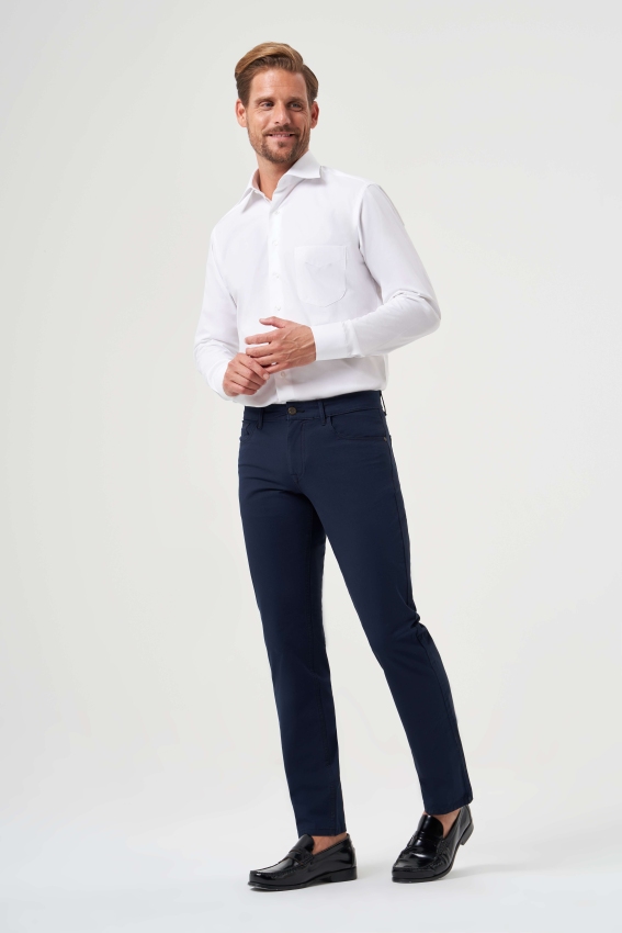 5 Cepli Lacivert Spor Erkek Pantolon - 1