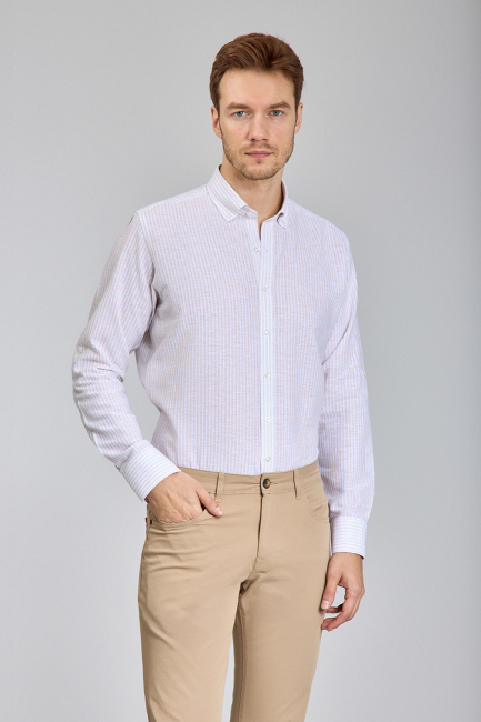 5 Cepli Bej Spor Erkek Pantolon - 3