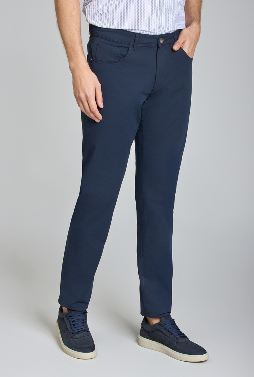 5 Cepli Lacivert Spor Erkek Pantolon - 4